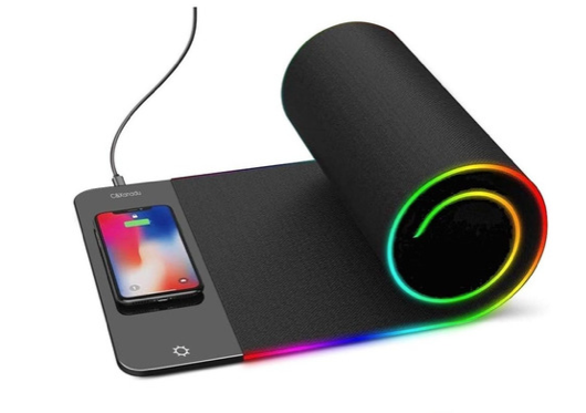 MOUSE PAD GAMER CON CARGADOR INALAMBRICO