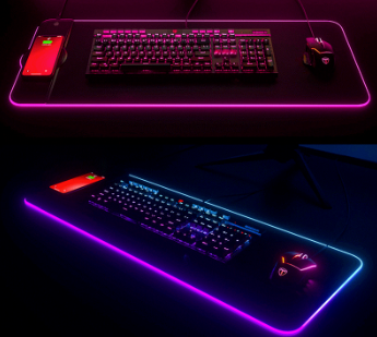 MOUSE PAD GAMER CON CARGADOR INALAMBRICO