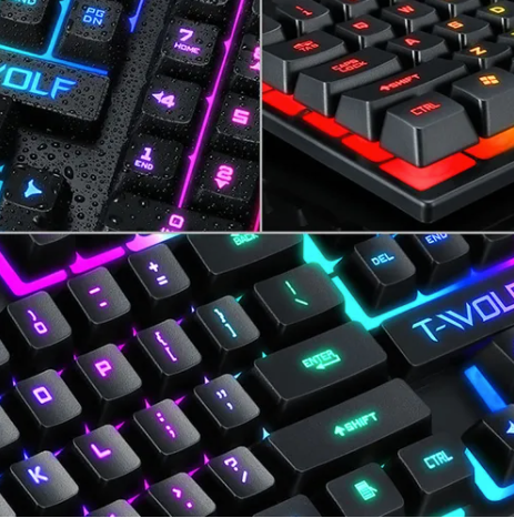 KIT Teclado Gamer Alámbrico + Mouse Gamer