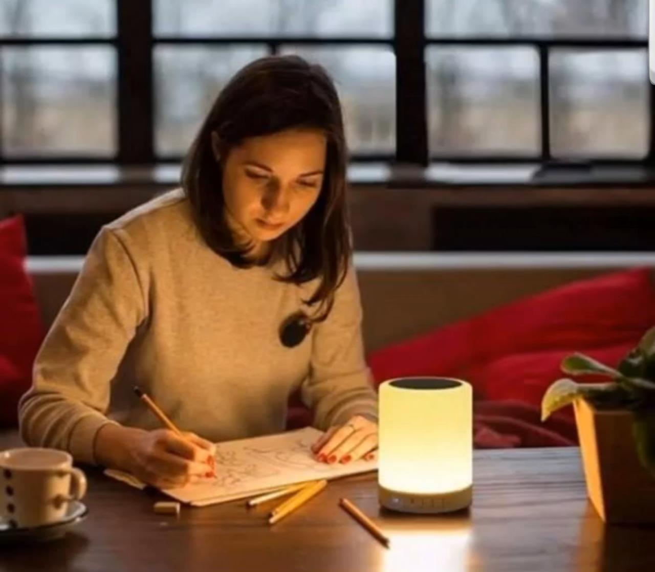 Lámpara Bocina Smart Bluetooth Led Touch